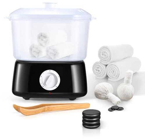 SenDeluz Scaldasalviette, Scaldasalviette Elettrico con Clip per Asciugamano, Scalda Asciugamani Estetica da 3 Litri di Grande capacità a Riscaldamento Rapido per Spa Barbiere Uso Domestico