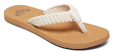 Roxy Damen Porto Badeschuhe, Weiß (Natural Nat), 38 EU