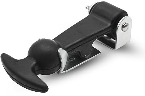 DOJA Barcelona | Chiusura Cofano | Acciaio Zincato | 122 x 39 x 33 mm | 1 pz | Chiusure Cofano Rimorchio | Chiusura per Cofano Trattore | Serratura Bagagliaio Caravan, Autocarro, Camion, Camper