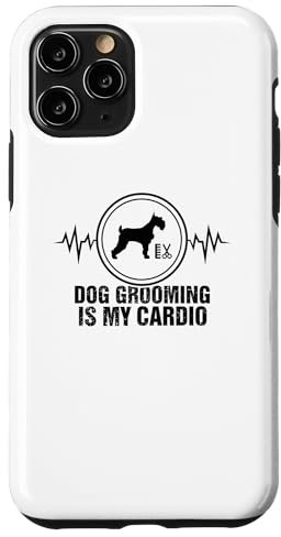 Hülle für iPhone 11 Pro Hundepflege ist mein Cardio | Hundefriseur