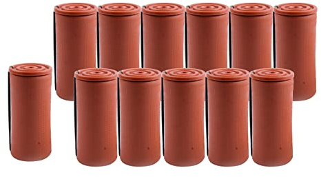 Generic Bigodini per Permanente, Bigodini Senza Calore, Strumenti per Parrucchieri, 12 pezzi 4 cm