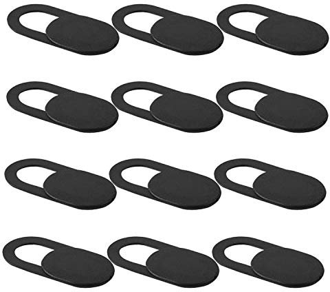 Opopark Cubierta de Cámara Web, Paquete de 12 Tapa de Cámara Portátil Deslizante Ultra Delgada Webcam Cover para Computadora Portátil, PC, Macbook, iMac, iPad