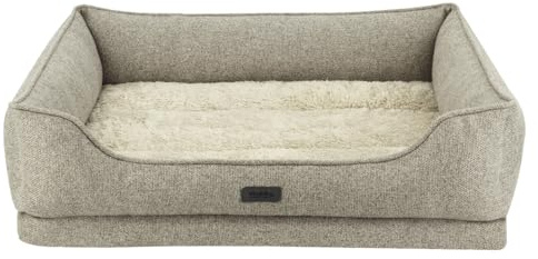 Nobby Orthopädisches Komfortbett eckig CALBU beige 71 x 56 x 16+5 cm