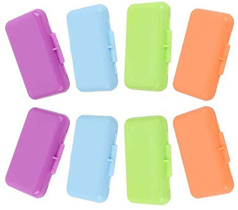 8 Stk Zahn wachs, Wachs zur Linderung von Reizungen, Zahnpflege-Mundwachs, verschiedene Fruchtdüfte, Ungiftig und Sicher, für Zahnspangen-Trägerschutz, Zahnorthopädische Zähne Zahnpflege