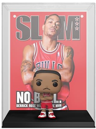 Funko Pop! NBA Cover: Slam - Derrick Rose - NBA + Slam Magazine - Figura de Vinilo Coleccionable - Idea de Regalo- Mercancia Oficial - Juguetes para Niños y Adultos - Sports Fans