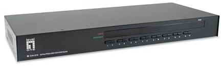 LevelOne KVM-3216 16-Port PS/2-USB VGA KVM Switch