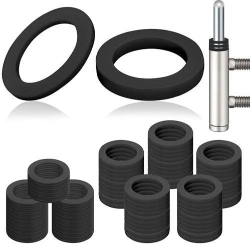 100 Pièces Rondelles Plastique Pour Gonds De Porte - Rondelle Silencieuse