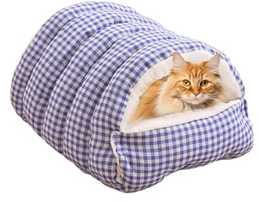 Cama De Mascota para Gatos De Interior | Tienda para Animales Lavable A Máquina,Cueva para Gatos De Interior Y Cama para Mascotas - Destinado A Razas Pequeñas Y Grandes para Uso En Y Exterior