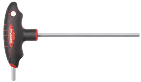 GEDORE red 2K-T-handtag vinkelskruvmejsel inre 6 kanter nyckelbredd 8 mm