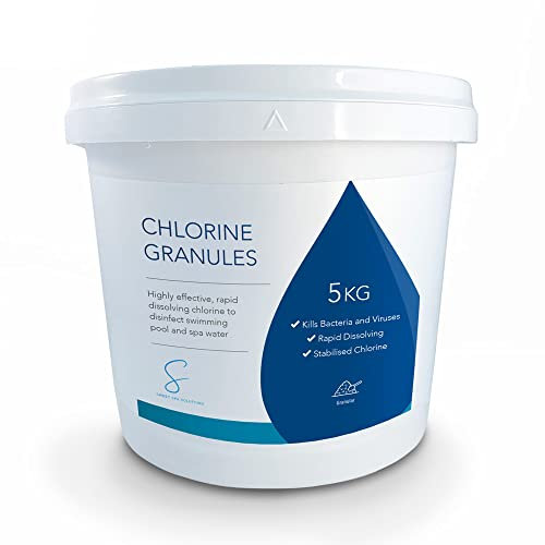 Sweet Spa Solutions Chlorine Granules 5kg - Stabilized Chlorine Granules for Hot Tub, Spa and Swimming Pool Treatment