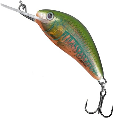 Salmo Hornet Wobbler Miniwobbler D, Salmo Farben:Holo Oikawa, Länge/Gewicht/Laufverhalten/Tauchtiefe:3.5cm / 2.6g / sinkend / 1.0m-2.6m