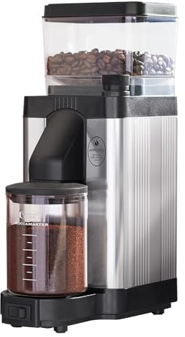 Moccamaster KM5 Burr Coffee Grinder - Polished Silver