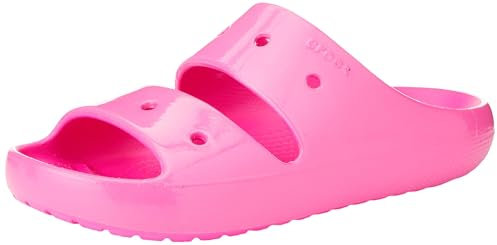 Crocs Unisexe Adulte Classic Neon HL Sandal Sandales, Pink Crush, 41/42 EU