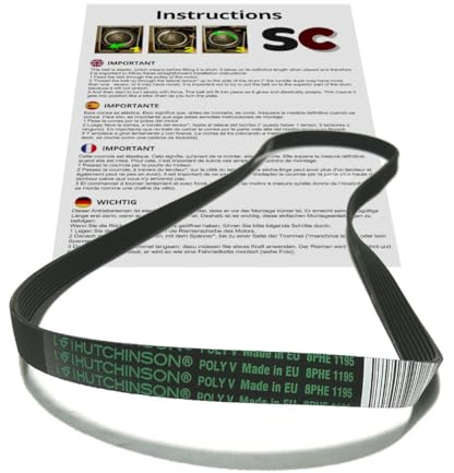 SC - Drivrem Tvättmaskin 8PHE 1195