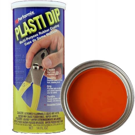 Plasti Dip Thick 400 ml för dykning och målning (orange)