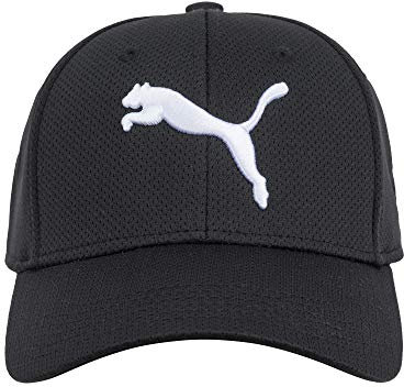 PUMA Unisex Evercat Mesh Stretch Fit Cap Baseballkappe, Schwarz, S/M