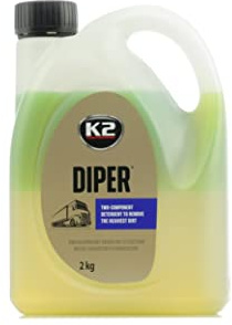 K2 Diper 2 kg schampo bilschampo tvättmedel bil tvätt rengöring lastbil