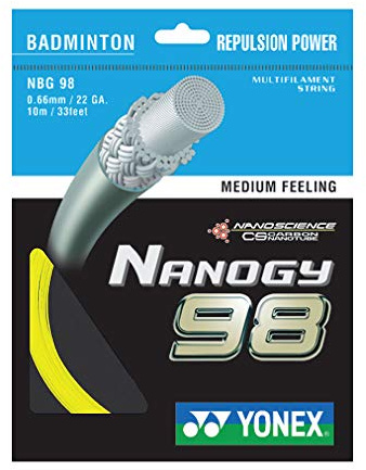 YONEX Nanogy 98 Yellow Badminton String