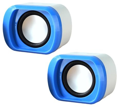 Genérico Altavoces para PC con alimentación USB,Altavoz estéreo con alimentación USB | Altavoz Multimedia con Carga USB,Altavoces de Escritorio Altavoz USB con versatilidad Multimedia