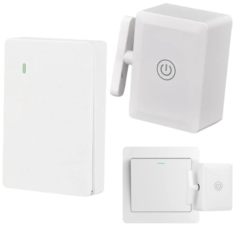 Pulsante automatico, bot per dita | Pulsante con telecomando | Robot di spegnimento con telecomando, per la casa, dispositivi domestici intelligenti di lunga durata per lampade