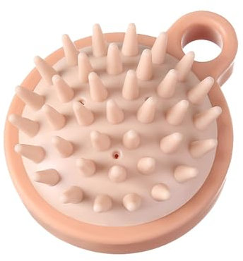 Scrubber per cuoio capelluto | Spazzola per capelli per capelli asciutti e bagnati con setole in silicone, strumento per massaggiare la cura della testa, per shampoo per donne, uomini, adole
