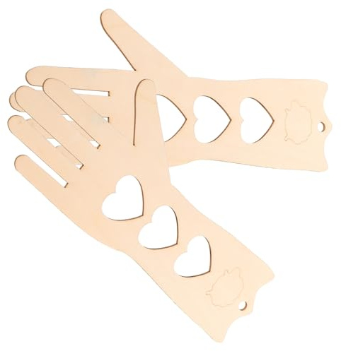 Housoutil 1 Par Trähandske Modell Stickade Vantar Handskar Display Handske Display Handskar Stickning Display Hand För Handskar Stickade Vantar Modell Handskar Stickhandske