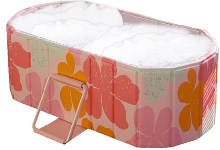 Folding Bathtub - Bathtub | Foldable Mobile Bathtub | Shower Screen | Folding Bathtub Attachment for Camping, Outdoor and Home Lightweight, Sturdy and Comfort