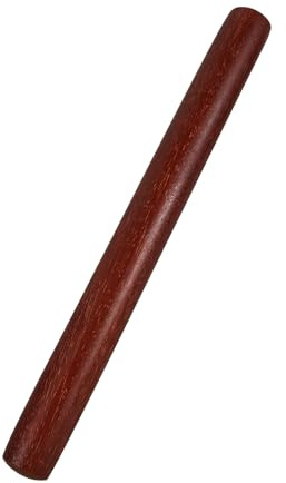 GLEAVI Bastón de Tai Chi Portátil de Madera Roja Natural 33 CM Palo de Kung Fu para Ejercicios y Entrenamiento Exteriores Accesorio Resistente para Práctica Diaria de Artes Marciales