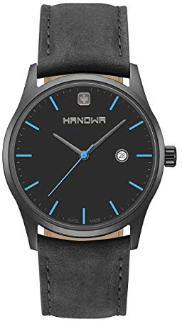 Hanowa Damen Analog Quarz Uhr mit Leder Armband 16-4066.7.13.007