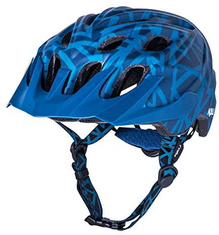 Kali Protectives Chakra Youth Plus Bicycle Helmet; Mountain in-Mould Mountain Bike Helmet for Kids Equipped with an Integrated Visor; Dial Fit Closure System; with 21 Vents