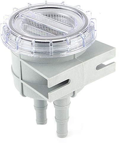 Akozon Wasserpumpensiebfilter, 4,3 Zoll Einlass Seewassersiebfilter Motor Protect Cleaner Cooling Raw Cooling Wassereinlasskorb Sieb für 1/2 Zoll 5/8 Zoll 3/4 Zoll Schlauch für Meerwasserfilter Seewa