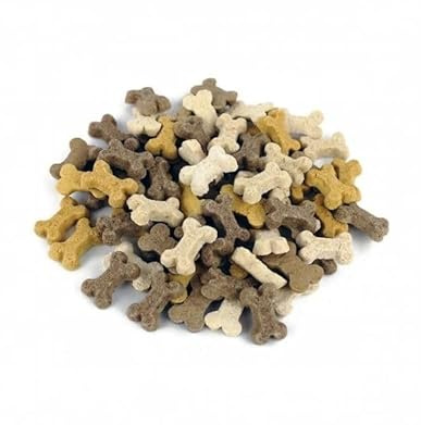 BVS Vet Shop | Galletas Minihuesitos para Perros recompensar a tu Perro Durante el Entrenamiento o como un Delicioso Snack Entre Comidas | 500 gr