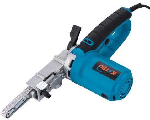 KATSU Tools Precision Power File Sander, 400W Electric Thin Belt Sander, Variable Speed, Multipurpose Filing, Sanding, Polishing, Includes Sanding Belts and Dust Bag 101744