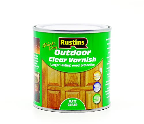 RUSTINS Outdoor Clear Varnish, Matt, 250 ml