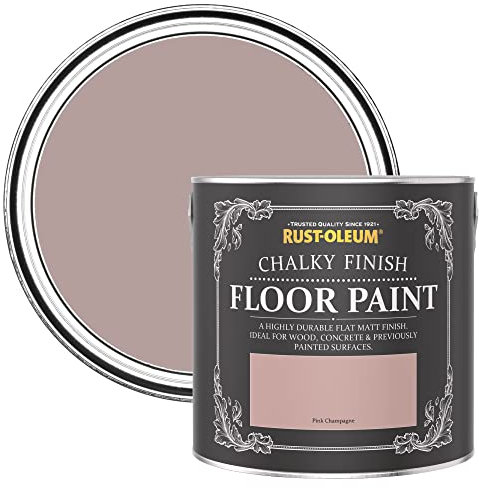 Rust-Oleum Pink Scratch-Resistant Floor Paint in Matt Finish - Pink Champagne 2.5L