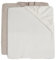 Lot de 2 housses matelas à langer 50x70 cm Éponge Ivoire et Nougat - Jollein