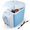 HAZARA Frigo Portable Camping, 7.5L, Voiture 12v,Faible Bruit CongéLateur Camping, Fonction Refroidissement Et Chauffage Mini Frigo Pas Cher, RéFrigéRateur Portatif pour Le Camping