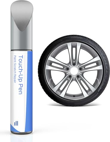 Pintura para retoques de llantas Ferric Grey/Light Grey – Compatible con llantas de BMW, reparación de bordillos DIY con pintura a juego