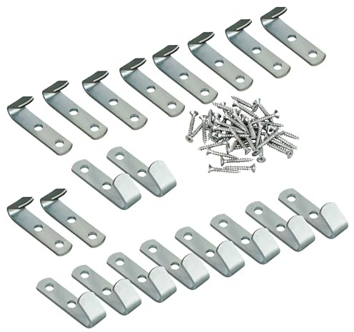 20x Planenhaken mit Schrauben für Anhängerplane – stabile Netzhaken & Abspannhaken aus verzinktem Stahl – Befestigungshaken für PKW Anhänger Bordwand, Anhängernetz & Planenbefestigung