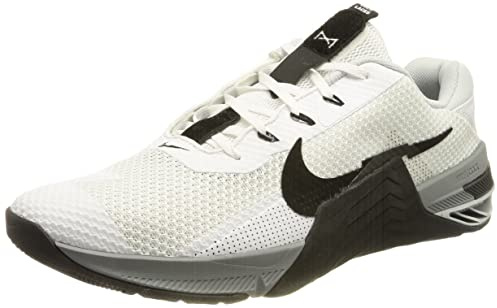 Nike Metcon 7, Zapatillas de Fútbol Unisex, White Black Particle Grey Pure Platinum, 41 EU