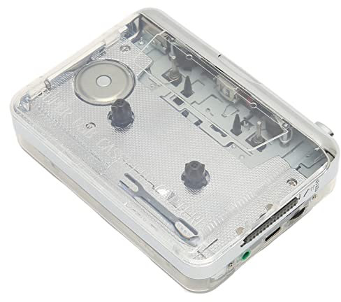 Aktualisierter Kassetten-zu-MP3-Konverter, Tragbarer USB-Kassetten-Player Zum Aufnehmen, Kassetten-Player MP3-Audiomusik mit 3,5-mm-Kopfhöreranschluss, Kassetten-zu-MP3-Format