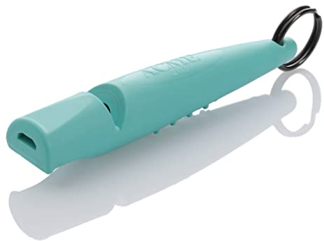 ACME Alpha 211.5 Professional Dog Training Whistle with Enhanced Ergonomic Grip. BPA-Free Plastic. 110 dBA. Long Range. Standardized Frequency. Weatherproof. Made in the UK (Turquoise)