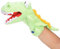 Handpuppen Cartoon Tier weiche Handpuppe Puppe weich gefüllte Krokodil Puppe Geschichte Spielzeug Krokodil Puppen Rollenspiel Lehre (Krokodile 28cm)