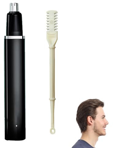 BAOSROY Nasenhaartrimmer,Nasenhaarschneider,USB Wiederaufladbar Nasenhaartrimmer,Tragbarer Nasenhaartrimmer,Ohrhaarschneider,Schmerzfreier Augenbrauen und Esichtshaartrimmer für Männer und Frauen