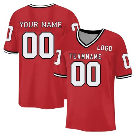 Custom Replica Football Jersey Personalized Name Number Sport Shirts Team Jerseys Customized Mesh Football Shirt for Kids Youth Men Women S-6XL