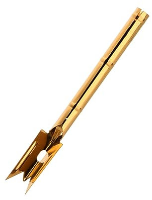 HOLIDYOYO Pelador De Ojos De Piña De Acero Inoxidable Mango Antideslizante Herramienta De Cocina Para Pelar y Cortar Piña Rápidamente