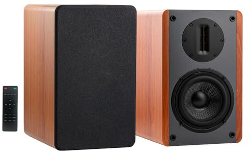 Samtronic 5.25'' 200W Active Bookshelf Speakers for Game and TV