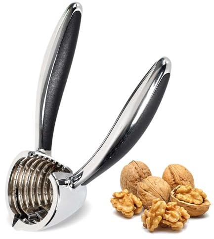 Alyxen Noce Pinze Schiaccianoci in Metallo Pinze Schiaccianoci Noce Cracker Pecan Cracker Pinze con Maniglia Antiscivoloper Noci Noce Cracker per Noce,Pistacchi,Mandorle,Pecan