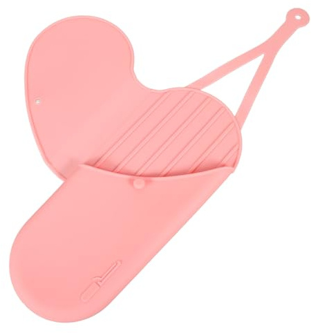VANZACK Bolsa Organizadora Portátil Diseño Simple de Silicona para Rizador de Pelo Resistente Presión Adecuado para Viaje y Uso en Hotel