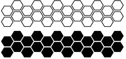 Bil Honeycomb, Honeycomb Stickers för Fönster Biler Cool Car Decor SUV | Biler Hexagonalt mönster, självhäftande, avtagbar, UV, bubbelfri film, fordonsfilm, sedan lastbil SUV